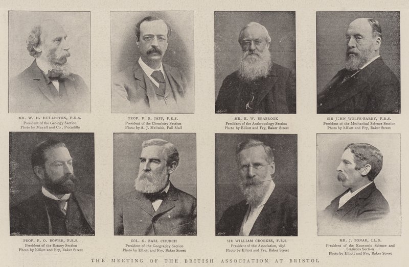 The Meeting of the British Association i Bristol av English Photographer