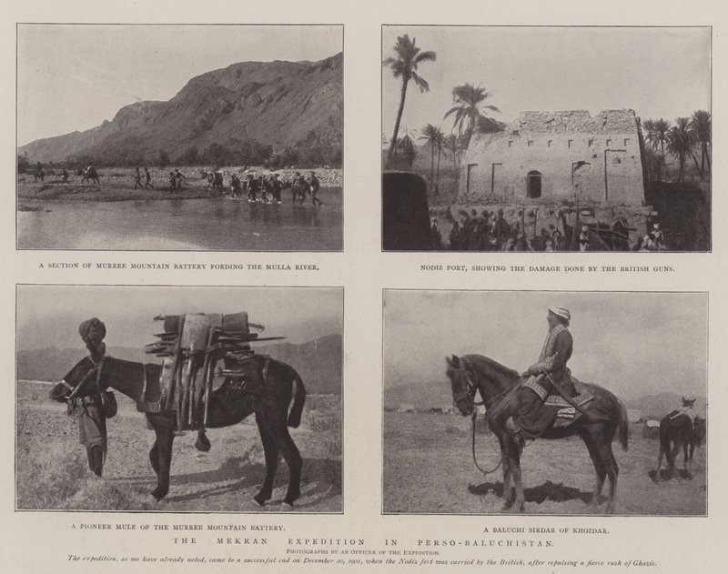 Makran-expeditionen i Person-Balochistan av English Photographer