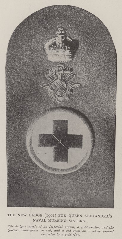 The New Badge (1902) för Queen Alexandras Naval Nursing Sisters av English Photographer