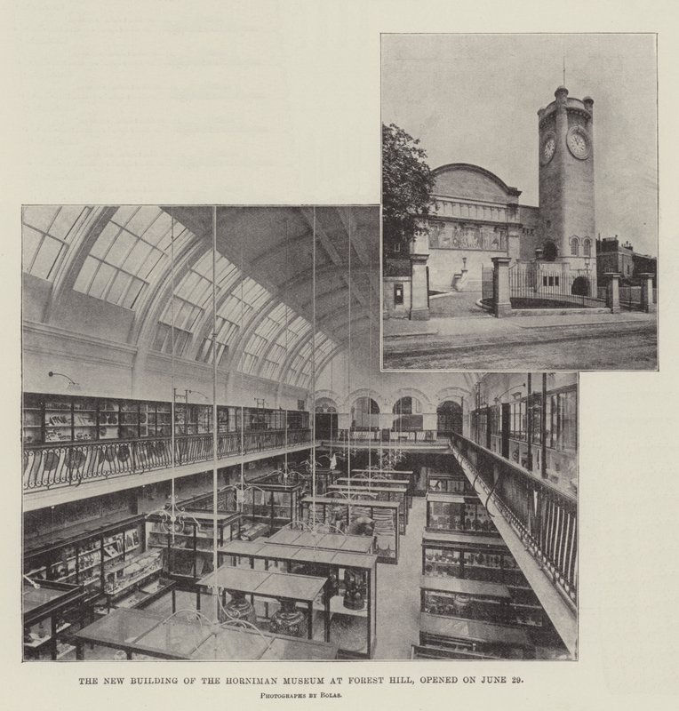 Den nya byggnaden av Horniman Museum vid Forest Hill, öppnade den 29 juni av English Photographer