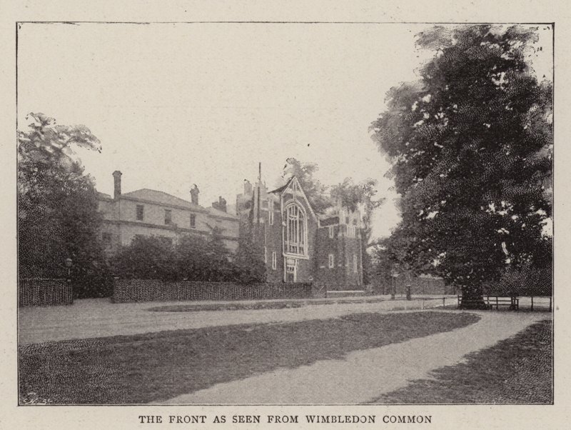 The New Buildings of Kings College School vid Wimbledon Common av English Photographer
