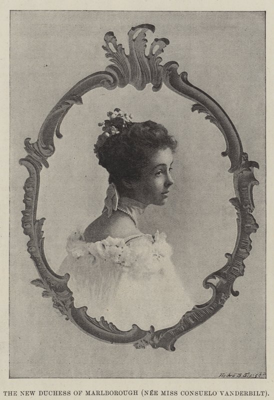 Den nya hertiginnan av Marlborough (nee Miss Consuelo Vanderbilt) av English Photographer