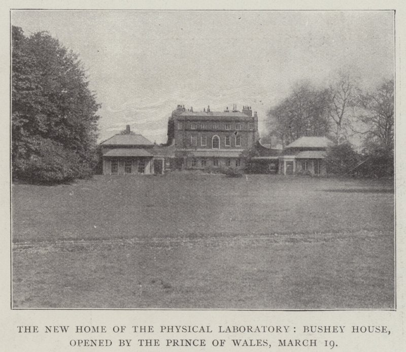 The New Home of the Physical Laboratory, Bushey House, invigt av Prince of Wales, 19 mars av English Photographer