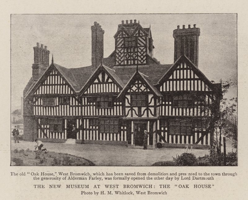 Det nya museet i West Bromwich, Oak House av English Photographer