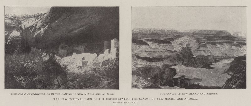 New National Park i USA, Canons of New Mexico och Arizona av English Photographer