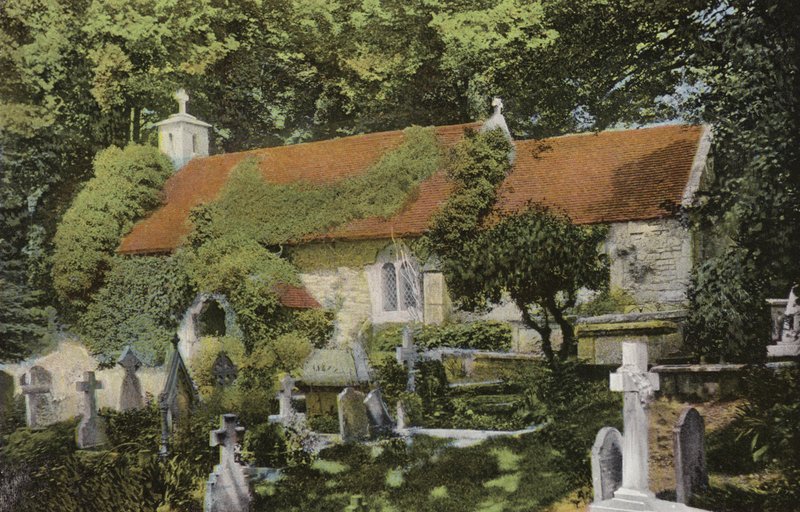 Gamla kyrkan, Bonchurch av English Photographer