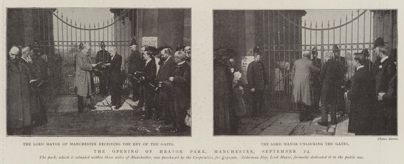 Invigningen av Heaton Park, Manchester, 24 september av English Photographer