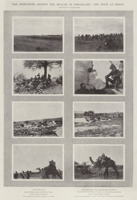 Operationerna mot mullan i Somaliland, kampen vid Erego av English Photographer