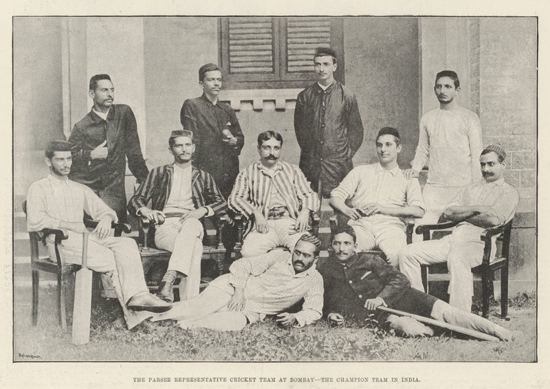 Parsee Representative Cricket Team i Bombay, Champion Team i Indien av English Photographer