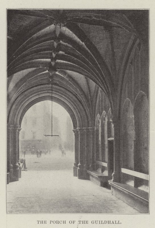 Guildhalls veranda av English Photographer