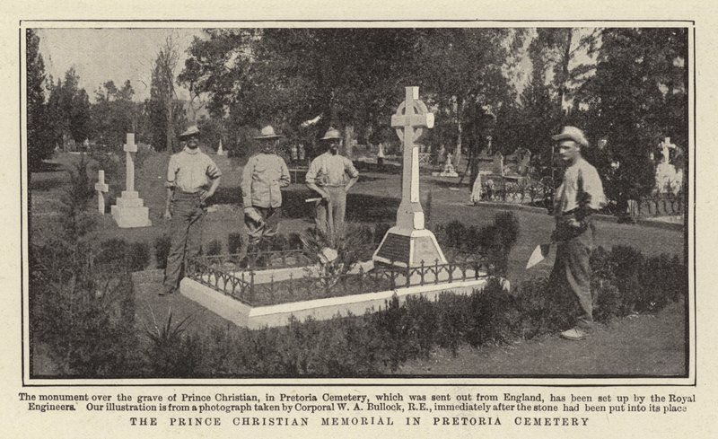 Prince Christian Memorial på Pretoria Cemetery av English Photographer