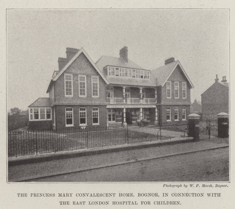 The Princess Mary Convalescent Home, Bognor, i anslutning till East London Hospital for Children av English Photographer