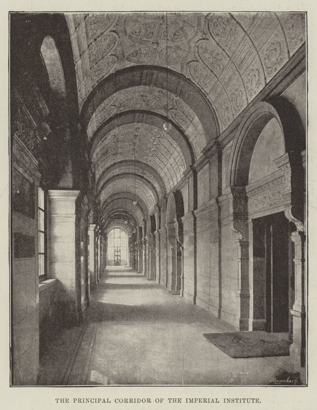 Imperial Institutes huvudkorridor av English Photographer