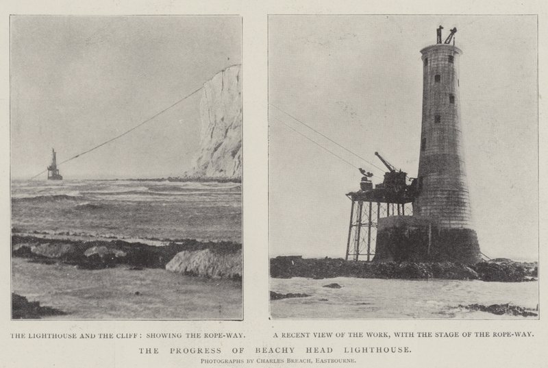 Framstegen för Beachy Head Lighthouse av English Photographer