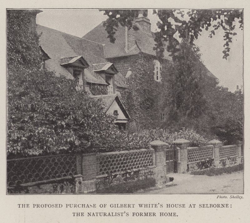 Det föreslagna köpet av Gilbert Whites House i Selborne, naturforskarnas tidigare hem av English Photographer