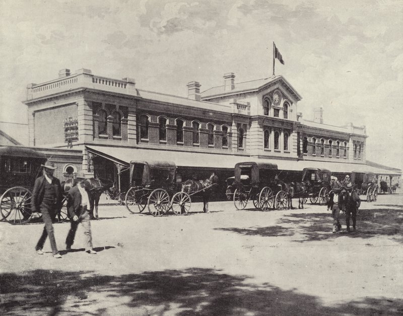 Järnvägsstationen, Perth, västra Australien av English Photographer