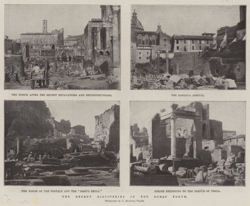 De senaste upptäckterna i Forum Romanum av English Photographer