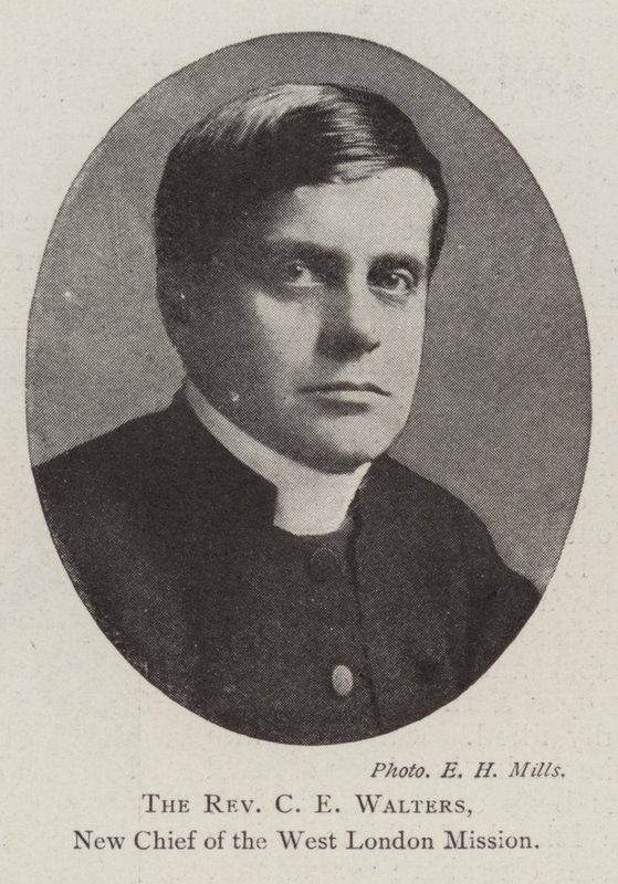 Pastor C E Walters, ny chef för West London Mission av English Photographer