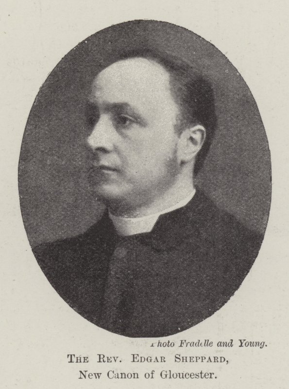 Pastor Edgar Sheppard, ny kanon av Gloucester av English Photographer