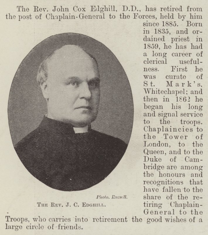 Pastor J C Edghill av English Photographer