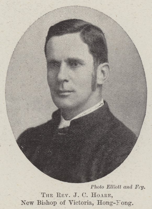 Pastor J C Hoare, ny biskop av Victoria, Hong-Kong av English Photographer