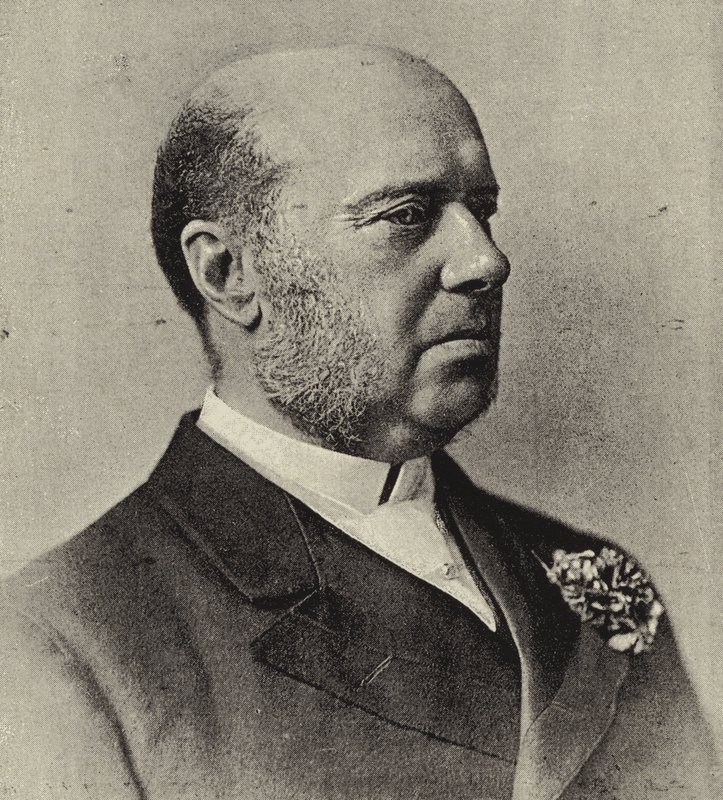 The Right Hon Sir Hercules Robinson, GCMG, framlidne guvernör på Kap, och Hennes Majestäts högkommissarie för Sydafrika av English Photographer