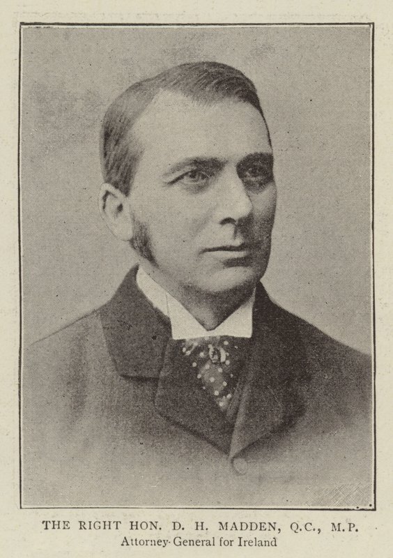 Rätten ärade D H Madden, QC, MP av English Photographer
