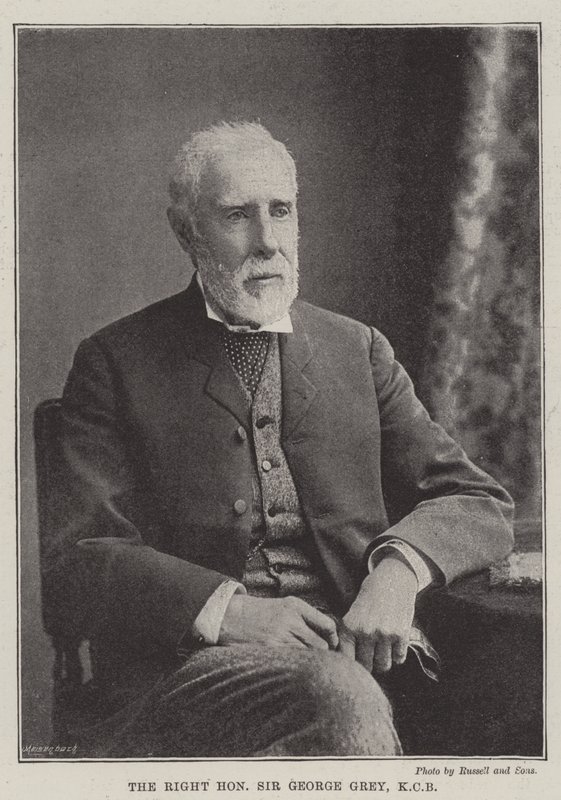 Rätten ärade Sir George Grey, KCB av English Photographer