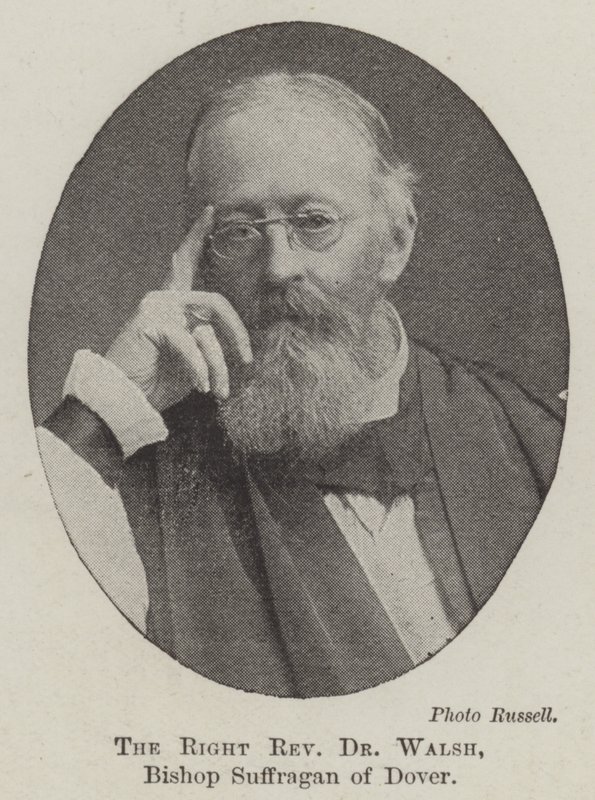 Rätt pastor Dr Walsh, biskop Suffragan av Dover av English Photographer