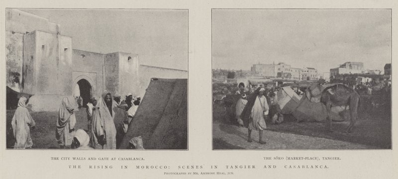 The Rising i Marocko, Scener i Tanger och Casablanca av English Photographer
