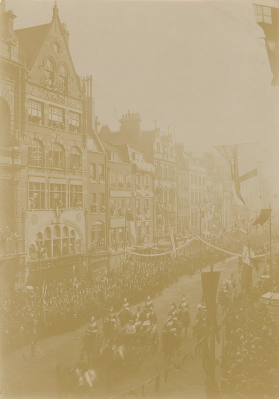 Hertigen av Yorks kungliga bröllopsprocession av English Photographer