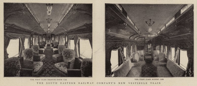 South Eastern Railway Companies New Vestibul Train av English Photographer
