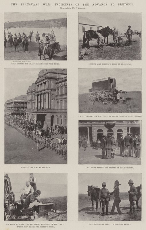 Transvaalkriget, incidenter av framryckningen till Pretoria av English Photographer
