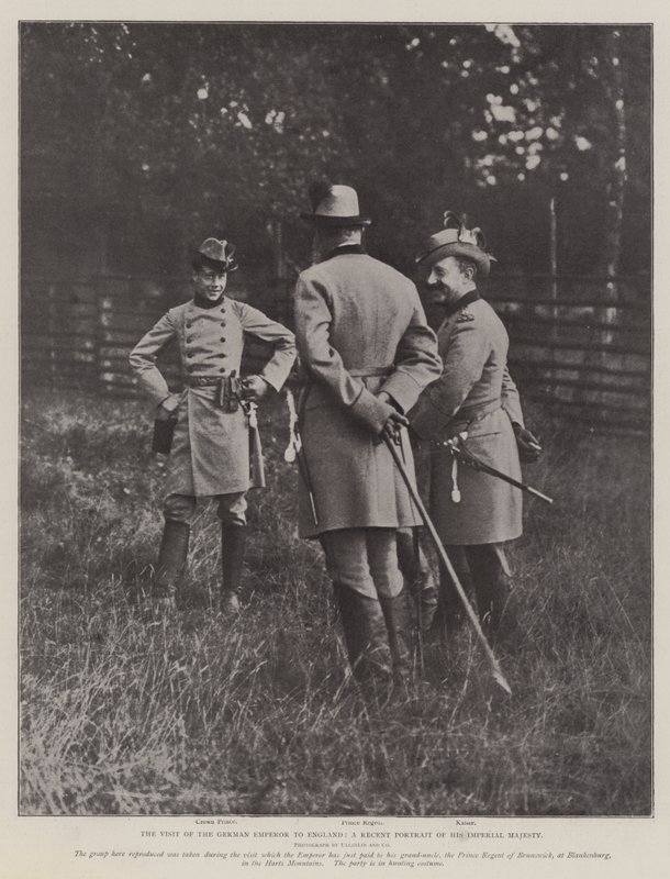 Den tyske kejsarens besök i England, ett färskt porträtt av hans kejserliga majestät av English Photographer