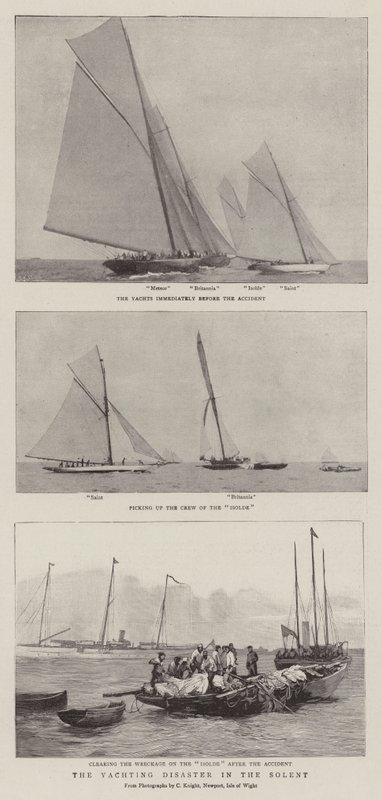 Yachtingkatastrofen i Solenten av English Photographer