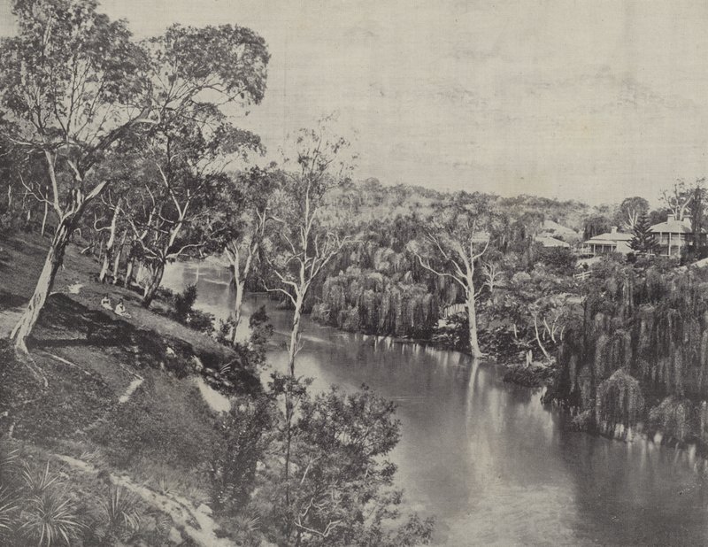Yarra vid Studley Park av English Photographer