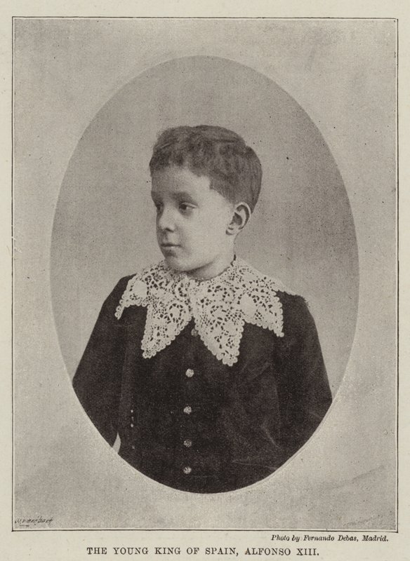 Den unge kungen av Spanien, Alfonso XIII av English Photographer