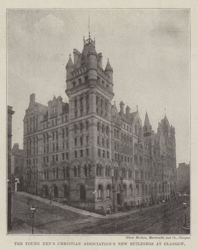 The Young Mens Christian Associations New Buildings at Glasgow av English Photographer