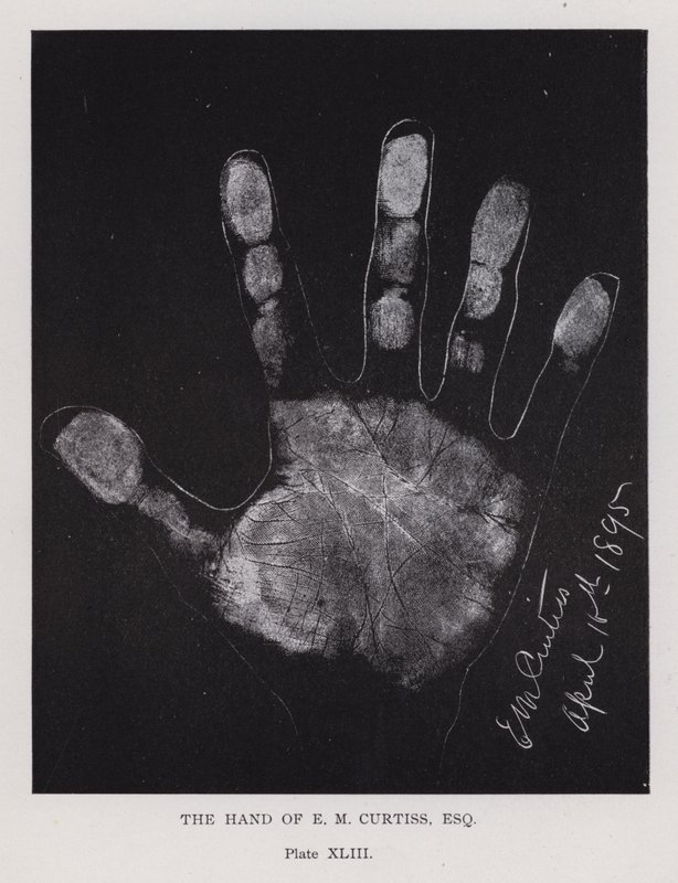 E M Curtiss hand (s/v foto) av English Photographer