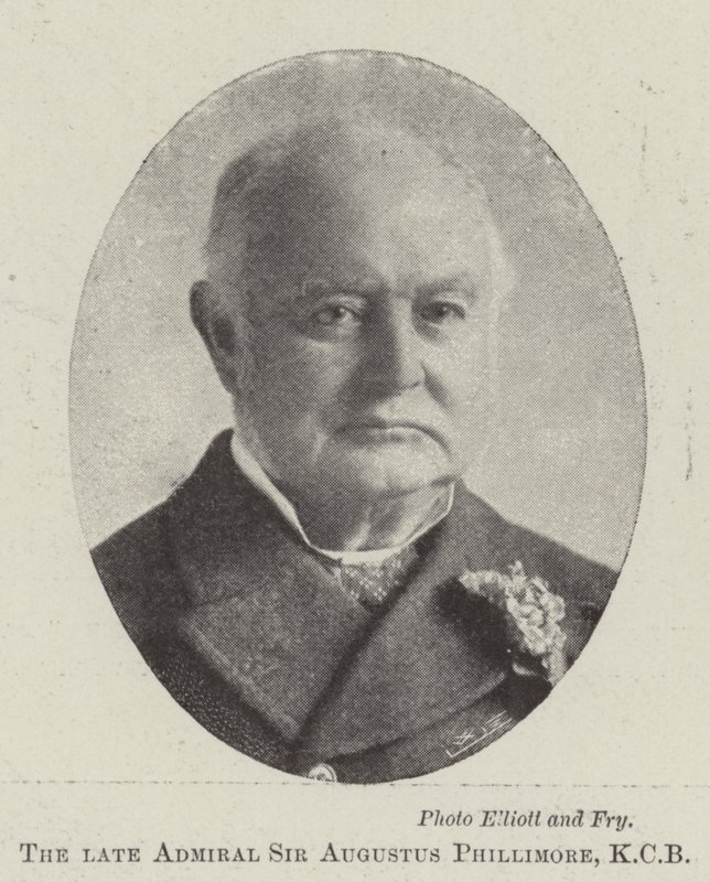 Den bortgångne amiralen Sir Augustus Phillimore, KCB av English Photographer