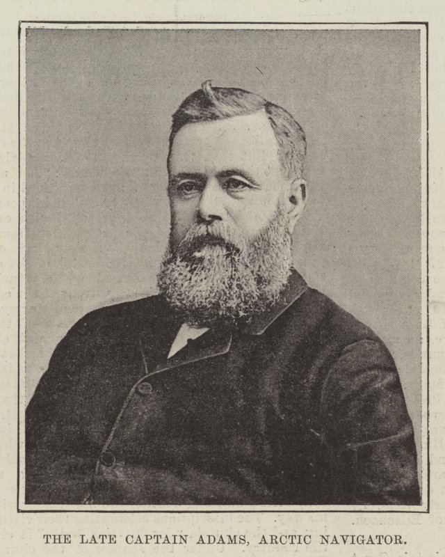 Avlidne kapten Adams, Arctic Navigator av English Photographer