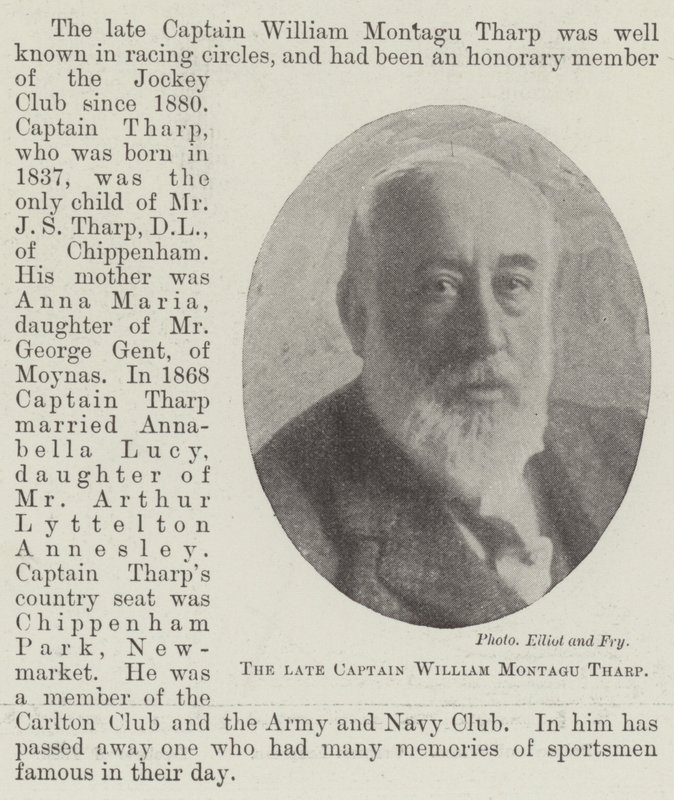 Den bortgångne kaptenen William Montagu Tharp av English Photographer