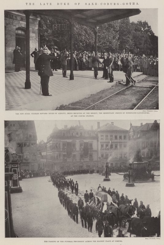 Den framlidne hertigen av Saxe-Coburg-Gotha av English Photographer