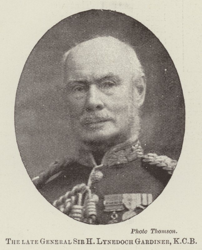 Den bortgångne general Sir H Lynedoch Gardiner, KCB av English Photographer