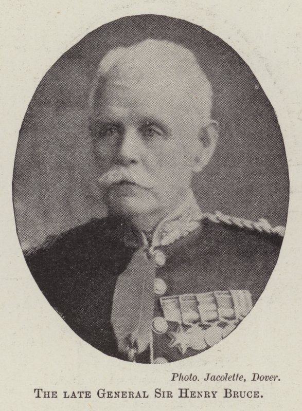 Den avlidne general Sir Henry Bruce av English Photographer