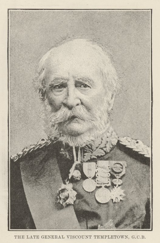 Den framlidne general Viscount Templetown, GCB av English Photographer