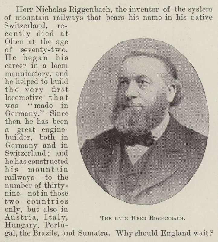 Den framlidne herr Riggenbach av English Photographer
