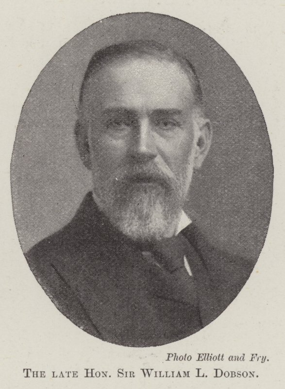 Den framlidne ärade Sir William L Dobson av English Photographer