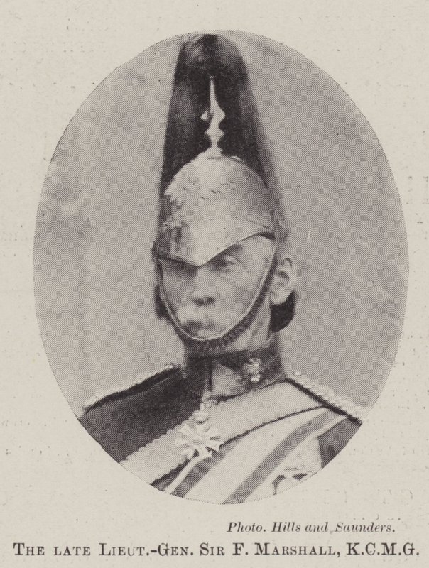 Den framlidne generallöjtnanten Sir F Marshall, KCMG av English Photographer
