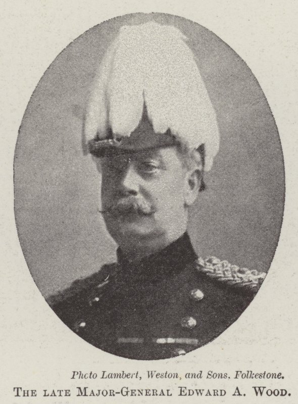 Den bortgångne generalmajoren Edward A Wood av English Photographer